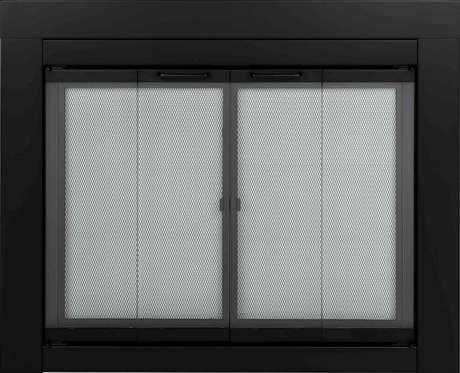 Pleasant Hearth Ascot Medium Glass Fireplace Doors AT-1001 1111 fireplace screen
