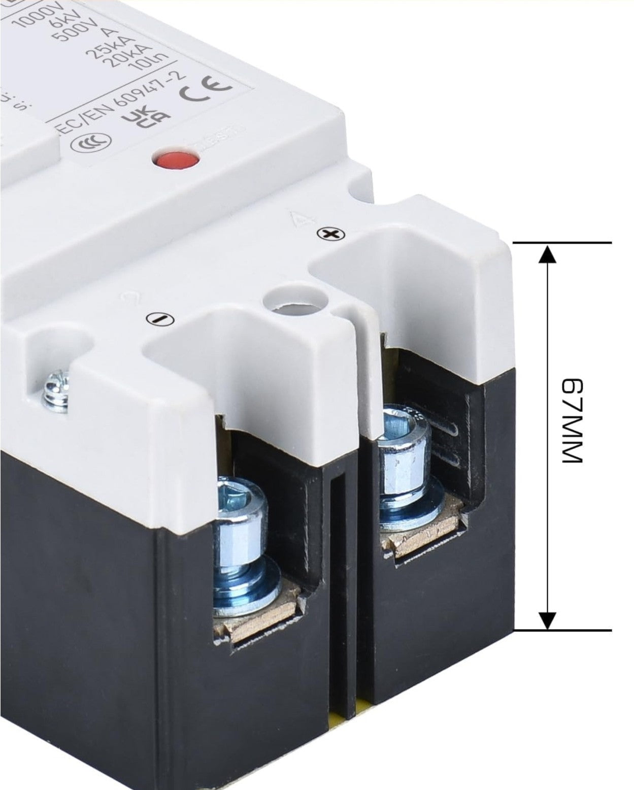 DC Main 100 Amp Circuit Breaker, Battery Disconnect Switch 500V, Master Switc...