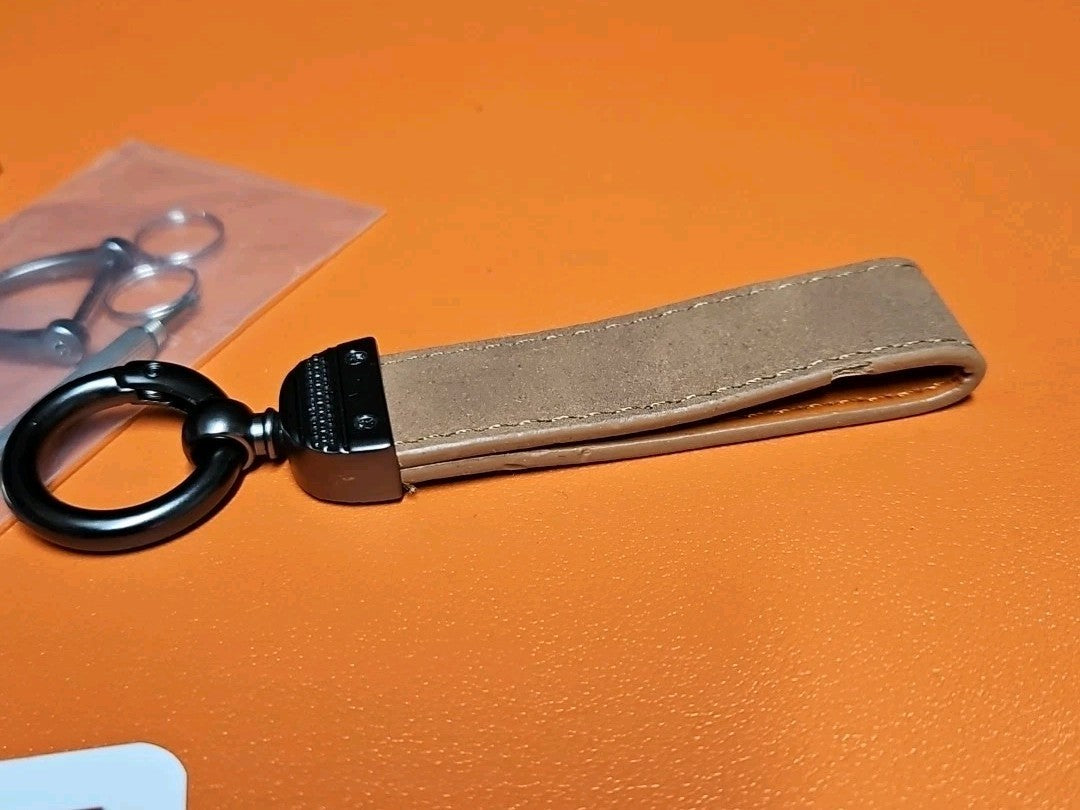 Compatible with Porsche Key Fob Cover with Keychain Leather For Panamera 911 Tay