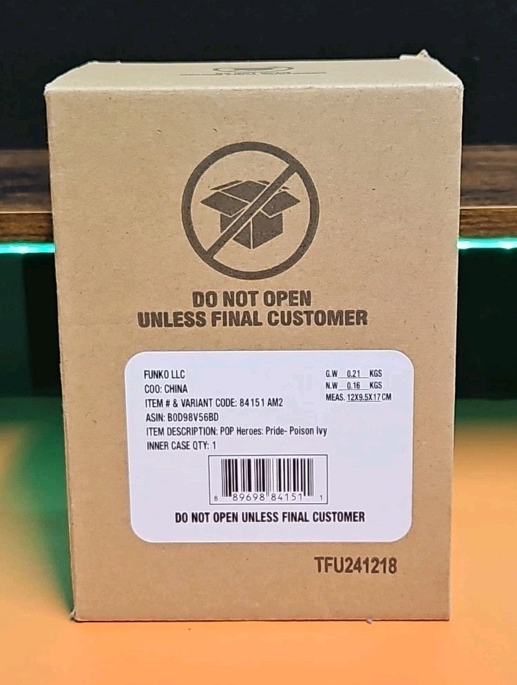 Funko Pop Heroes: Pride - Poison Ivy - DC Comics - Collectable Vinyl Figure - Gi