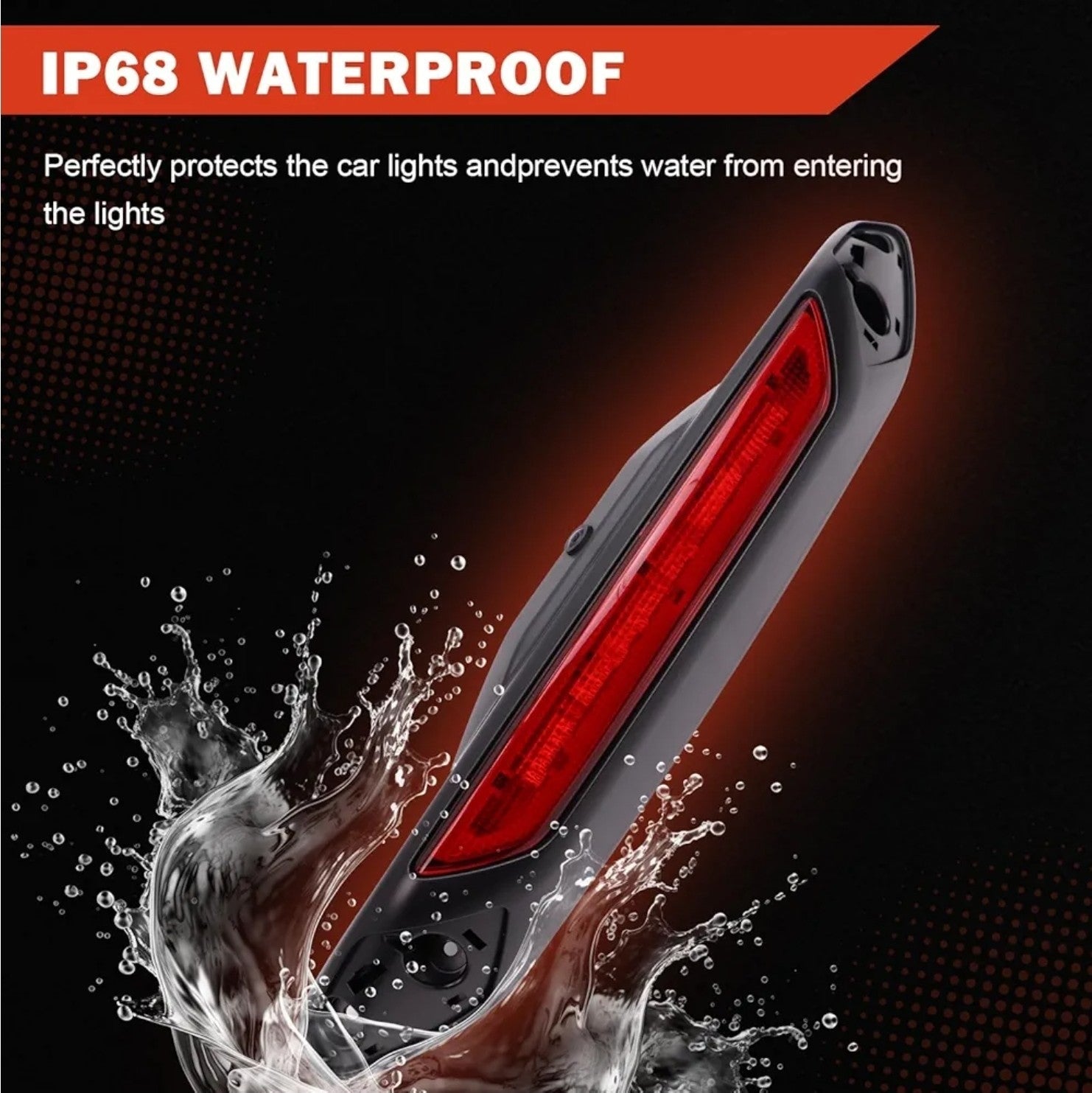 Third Brake Light With Camera Compatible with Ford Transit 150 250 350 2020-2025