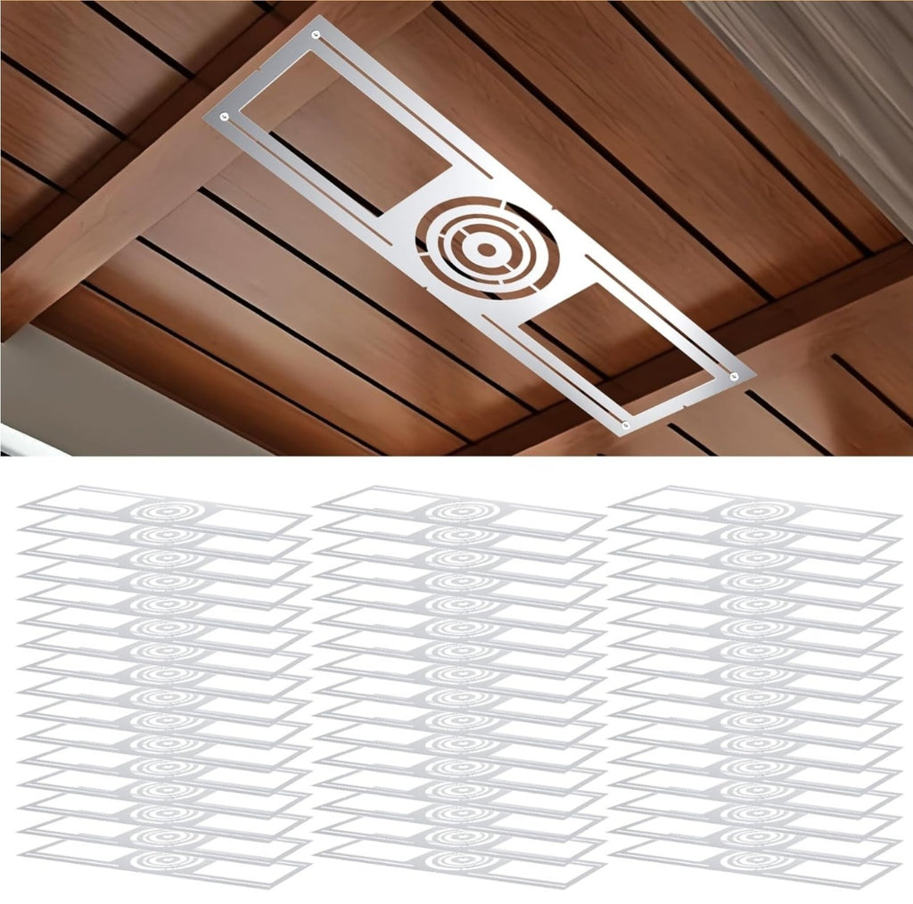 48 Pack Construction Mounting Plate for 3/4/6 inch LED Downlight,Slim Steel LED