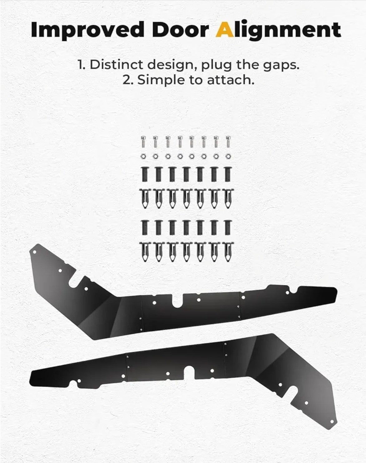 Lower Door Panels Insert Kit for Polaris RZR PRO XP/RZR PRO R/Turbo R 2020-20...
