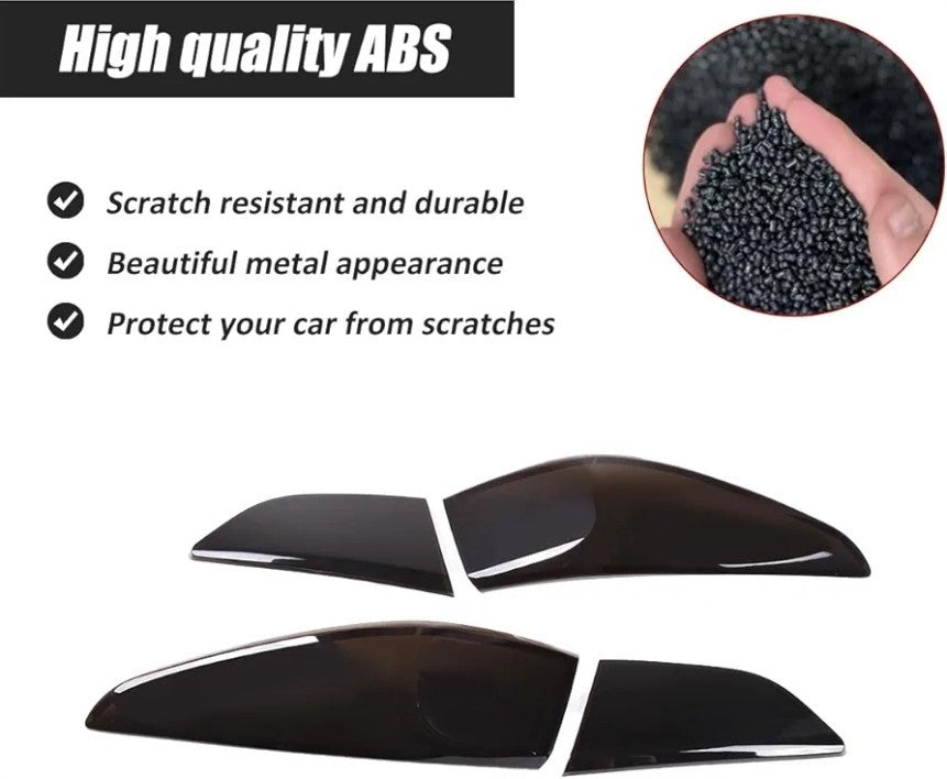 Smoked Tail light Tint Cover Blackout Overlay Lens Fits 2020-2024 Mazda 3 Sedan