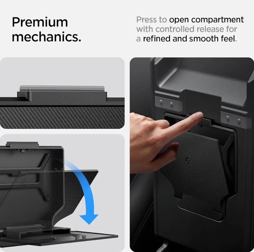 One-Tap Hidden Storage Box Designed for New Tesla Model Y 2025/2026 Refresh (Jun