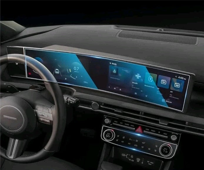 2025 2026 Hyundai Santa Cruz Screen Protector - 12.3 Inch All-in-One 9H HD Tempe