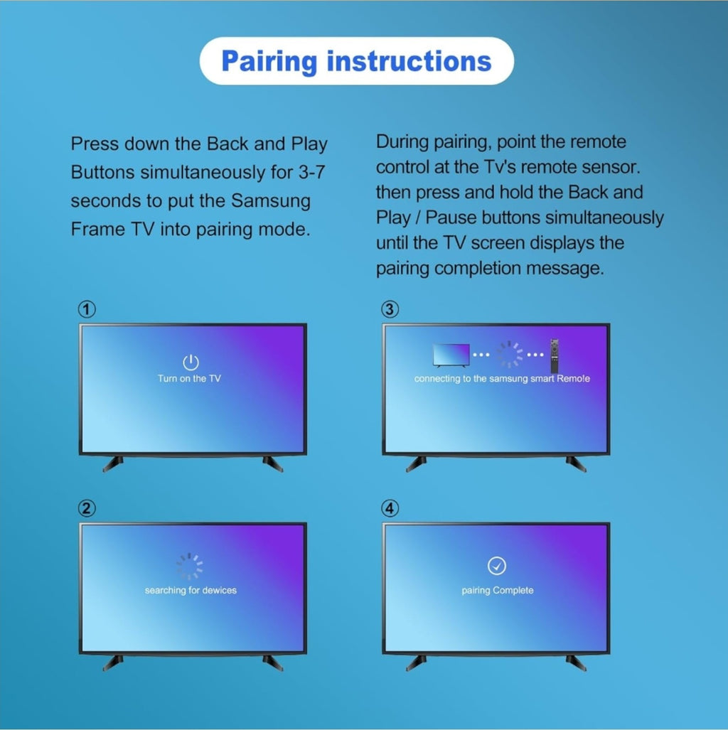 TV Remote for Samsung Frame Replacement 2019-2024 Smart Control with Voice