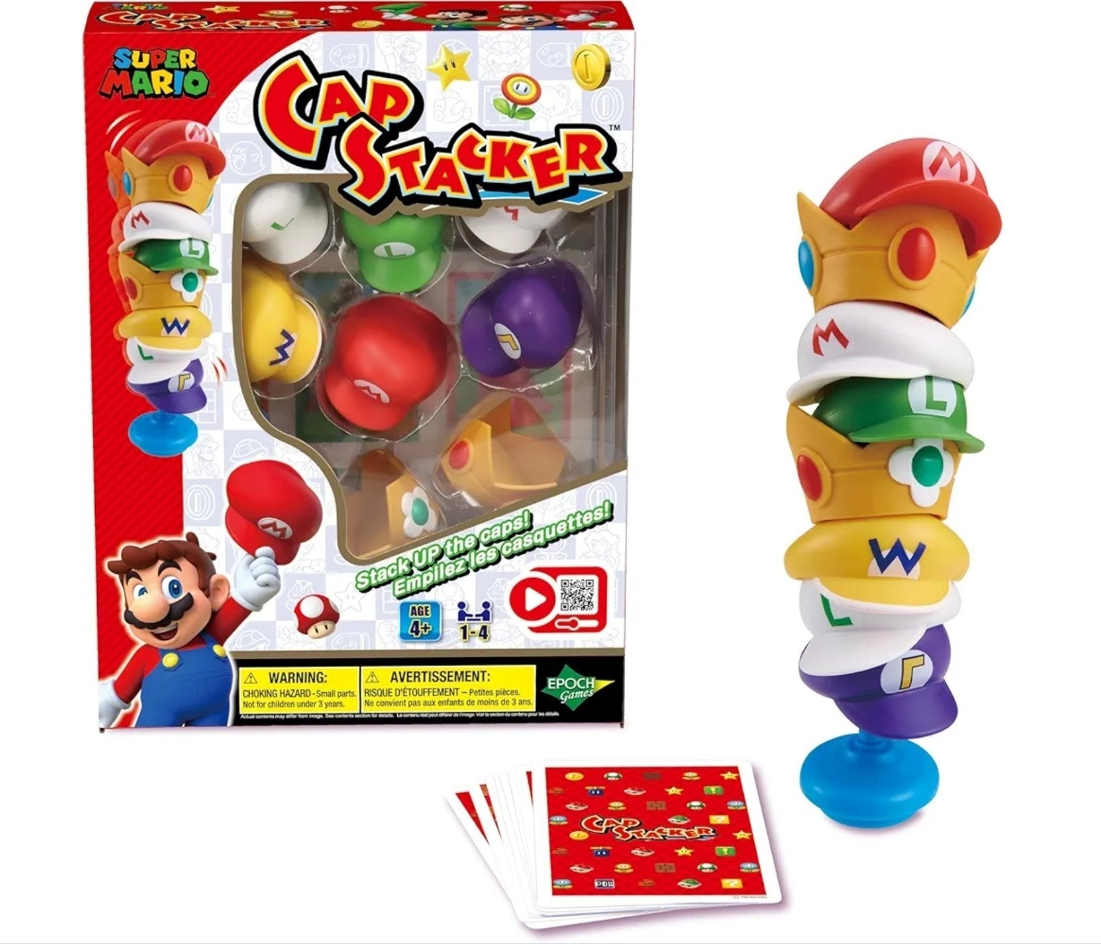 Epoch Everlasting Play Super Mario Cap Tower Balancing Game Toy New Sealed Game