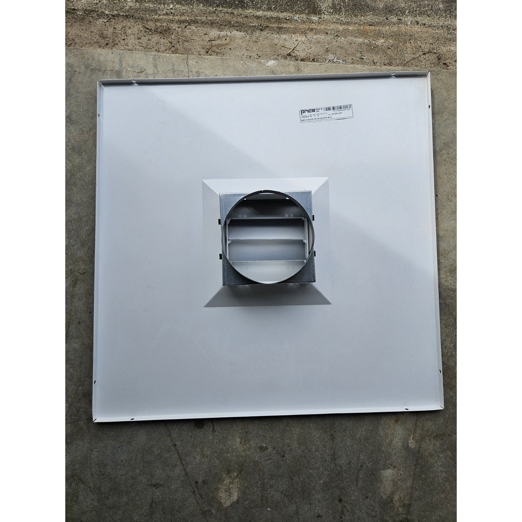 Price 24"with 6" Neck Return Grille For Drop Ceiling, Tbar