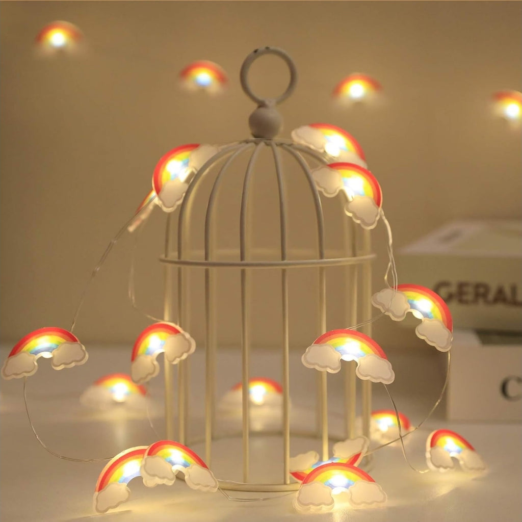 Rainbow String Lights 40 LED Decorative Light Indoor & Outdoor USB or Battery