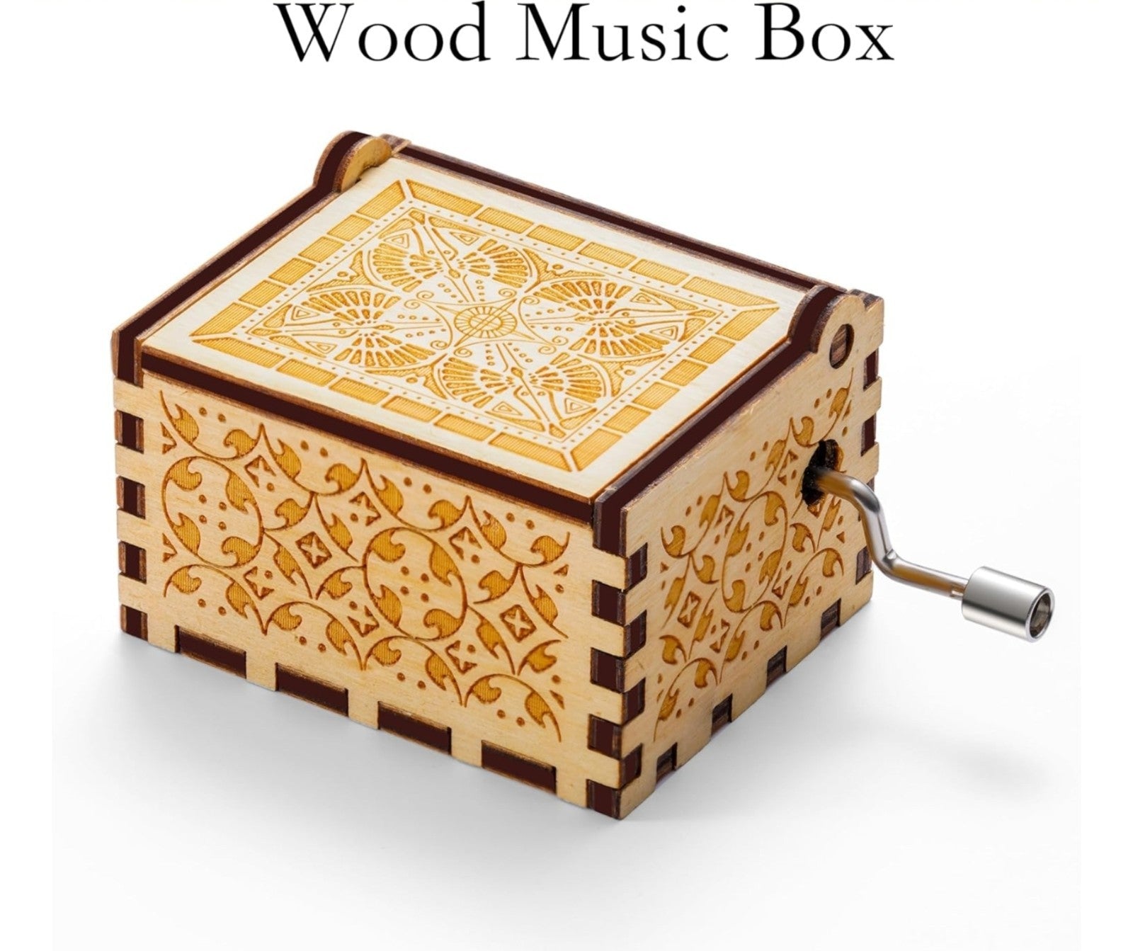 Music Box Happy 10th Birthday Gifts for Boys, Girls, Friends Wooden Music Box