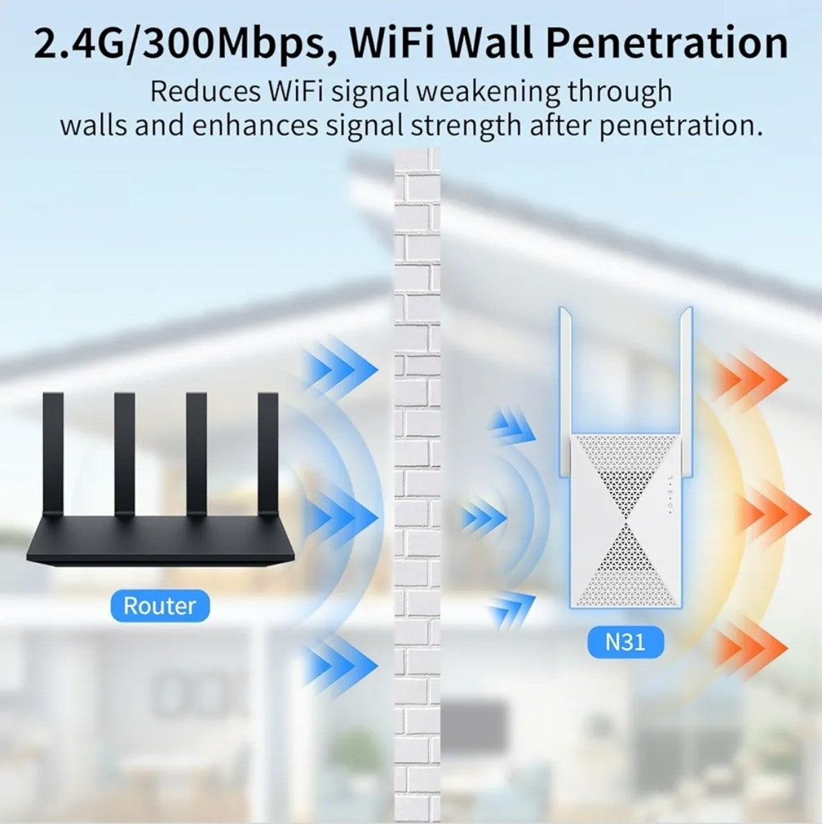 2025 Fastest WiFi Extender Signal Booster - Coverage Up to 9999 sq. ft