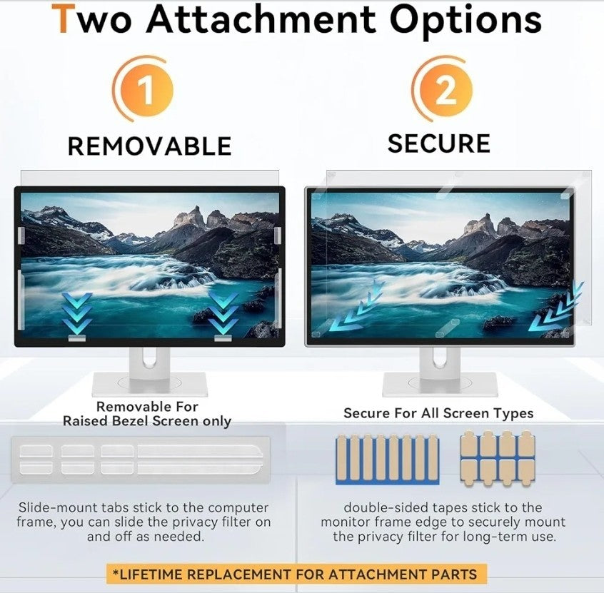 34 Inch Curved Computer Privacy Screen Filter for 21:9 Aspect Ratio Widescree...