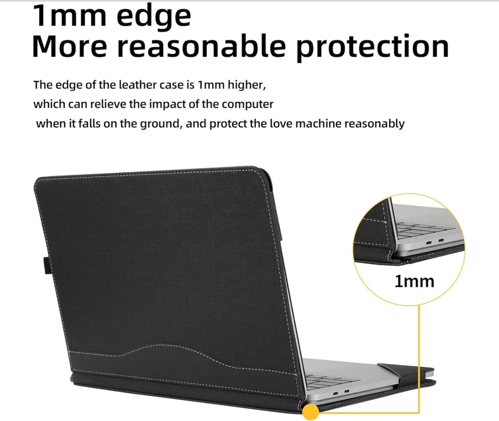 For Microsoft Surface Laptop Studio 2/1 Luxury PU Leather Protective Case Cover