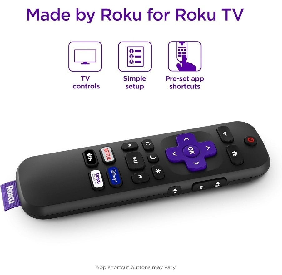 Roku Remote TV Replacement Remote Compatible with Roku TV Models ONLY NEW