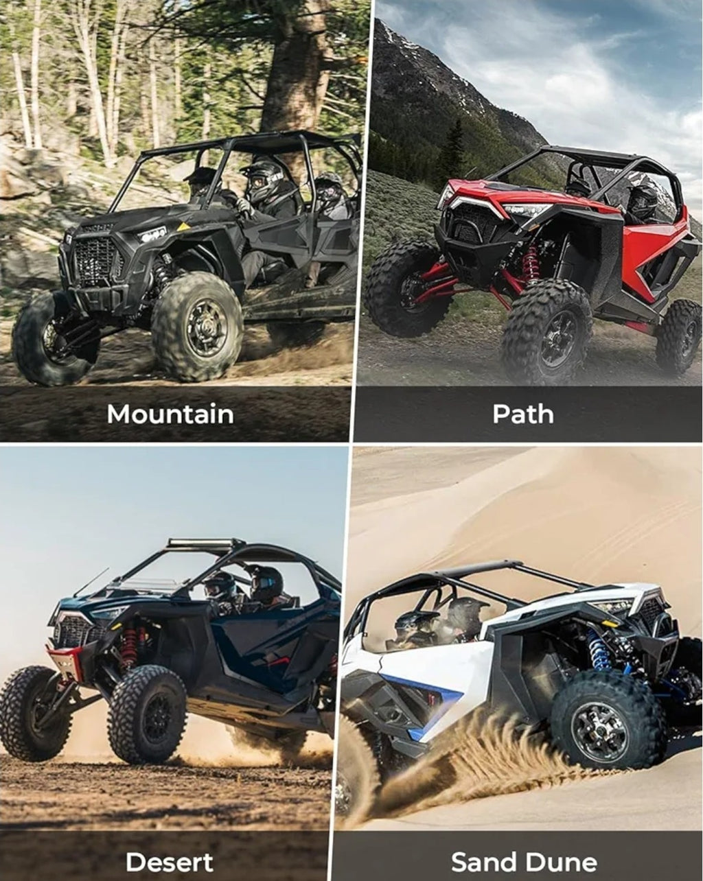 Lower Door Panels Insert Kit for Polaris RZR PRO XP/RZR PRO R/Turbo R 2020-20...