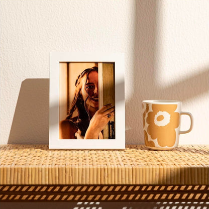 10 White 5x7 Photo Frames Set, Acrylic Cover, Horizontal/Vertical Display, Table/Wall Mount - Horizon Endless