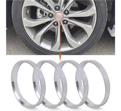60.1 to 66.1 Wheel Hub Centric Rings OD=66.1mm ID=60.1mm Aluminium Alloy Wheel Hubrings 66.1 to 60.1 4pcs - Horizon Endless