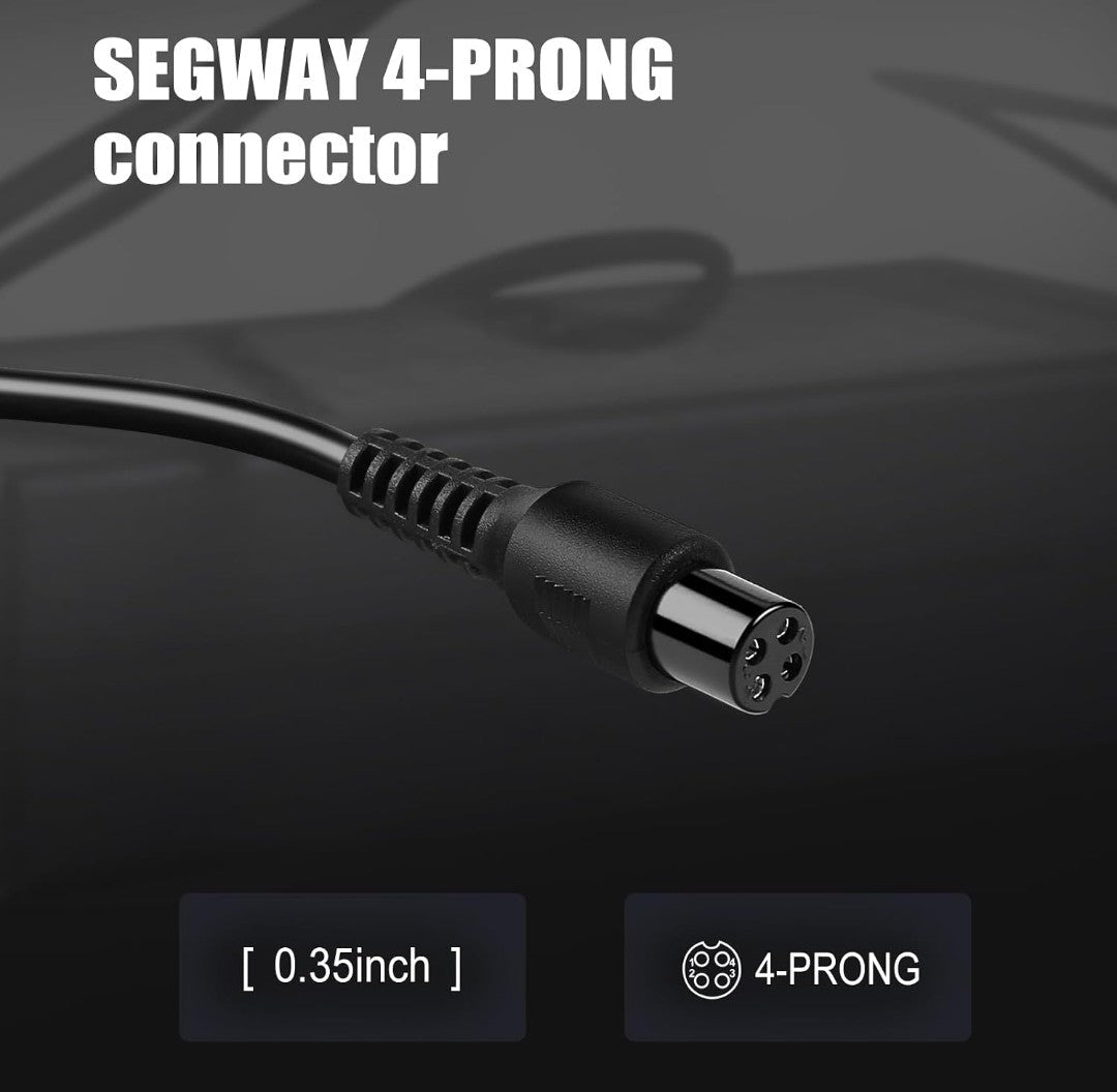 63V 4-Pin Charger for Segway Ninebot S, MiniPRO, S-MAX, GoKart PRO & One S2 - Horizon Endless