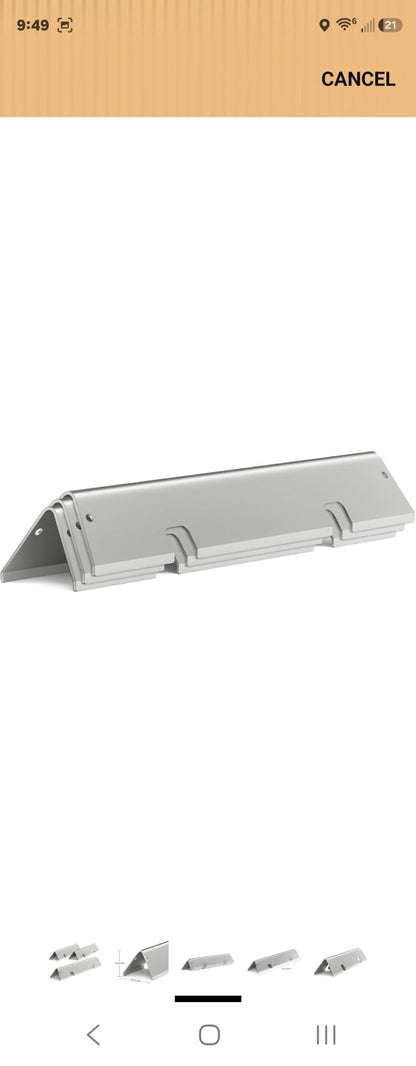 Weber GS4 Spirit II Replacement Flavor Bars - 15.3” Stainless Steel Parts - Horizon Endless