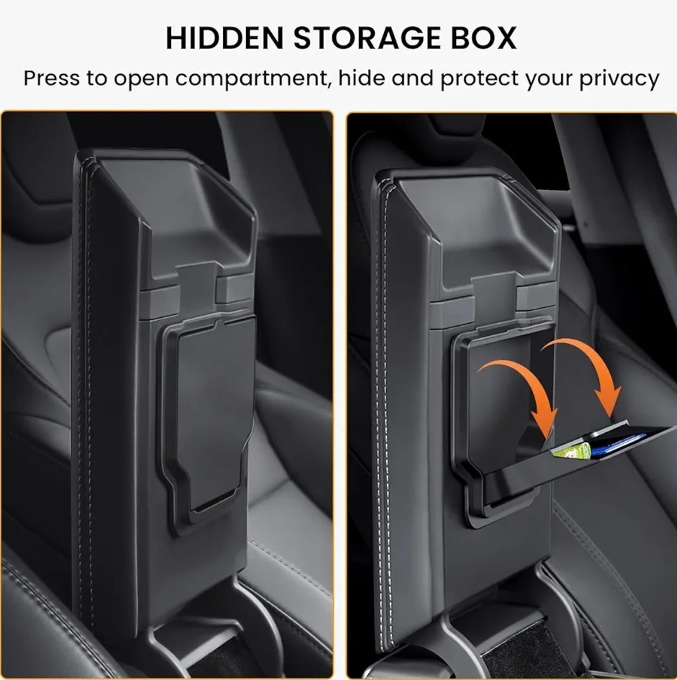 6pcs 2024-2025 Tesla Model 3 Highland Center Console Tray Storage Organizer - Horizon Endless