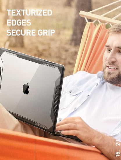 SUPCASE Unicorn Beetle Pro Case for MacBook Pro 16" (2021-2026) M5/M4/M3/M2/M1 Pro & Max | Rugged Protective Cover with Adjustable Stand, Black
