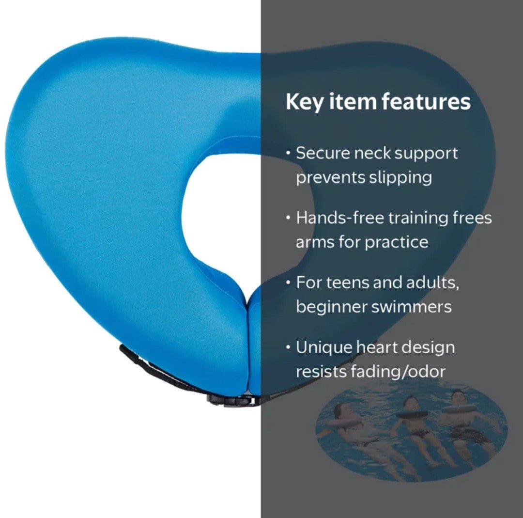 Adult Swim Float Collar for Head & Neck Support – Foam-Filled Flotation Aid for Swimming & Therapy - Horizon Endless