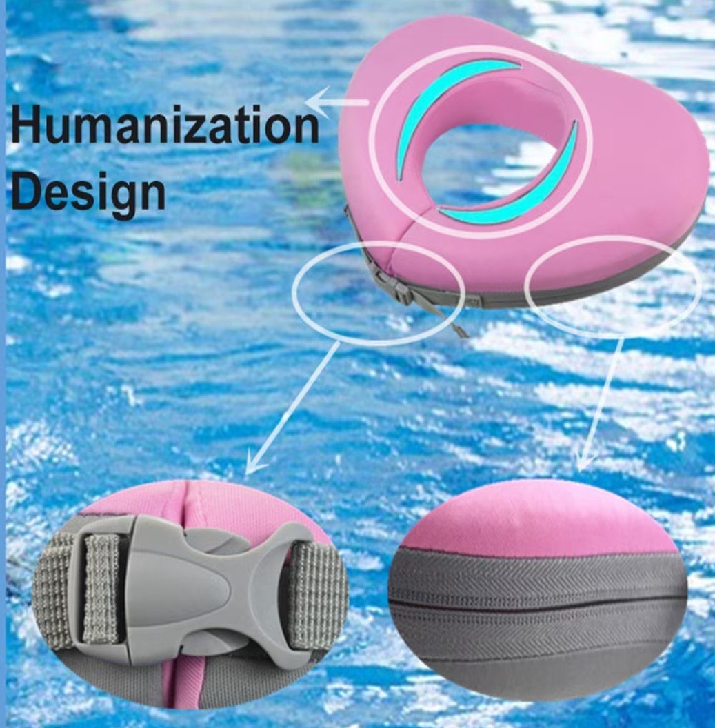Adult Swim Float Collar for Head & Neck Support – Foam-Filled Flotation Aid for Swimming & Therapy - Horizon Endless