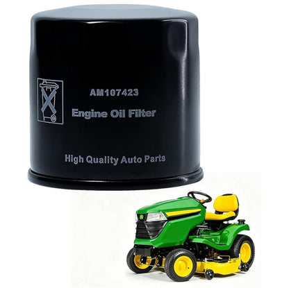 AM107423 Engine Oil Filter for John Deere Lawn Tractors & Kawasaki Engines | Replaces 49065-2071, 49065-0724 - Horizon Endless