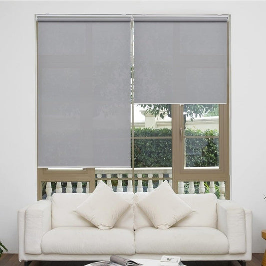 AOSKY Window Cordless Roller Shade Light Filtering Solar Screen 35 x 72 White - Horizon Endless