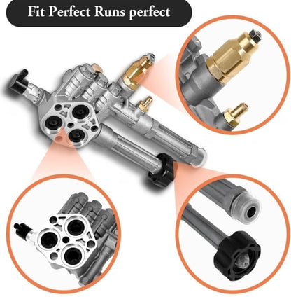 AR42518 Pressure Washer Pump Head Assy Compatible with B&S Honda Craftsman Generac 2300 2500 2800 PSI 2.2 2.3 GPM Pump Head AR43061 AR42940 704667 AR P/W Kits - Horizon Endless