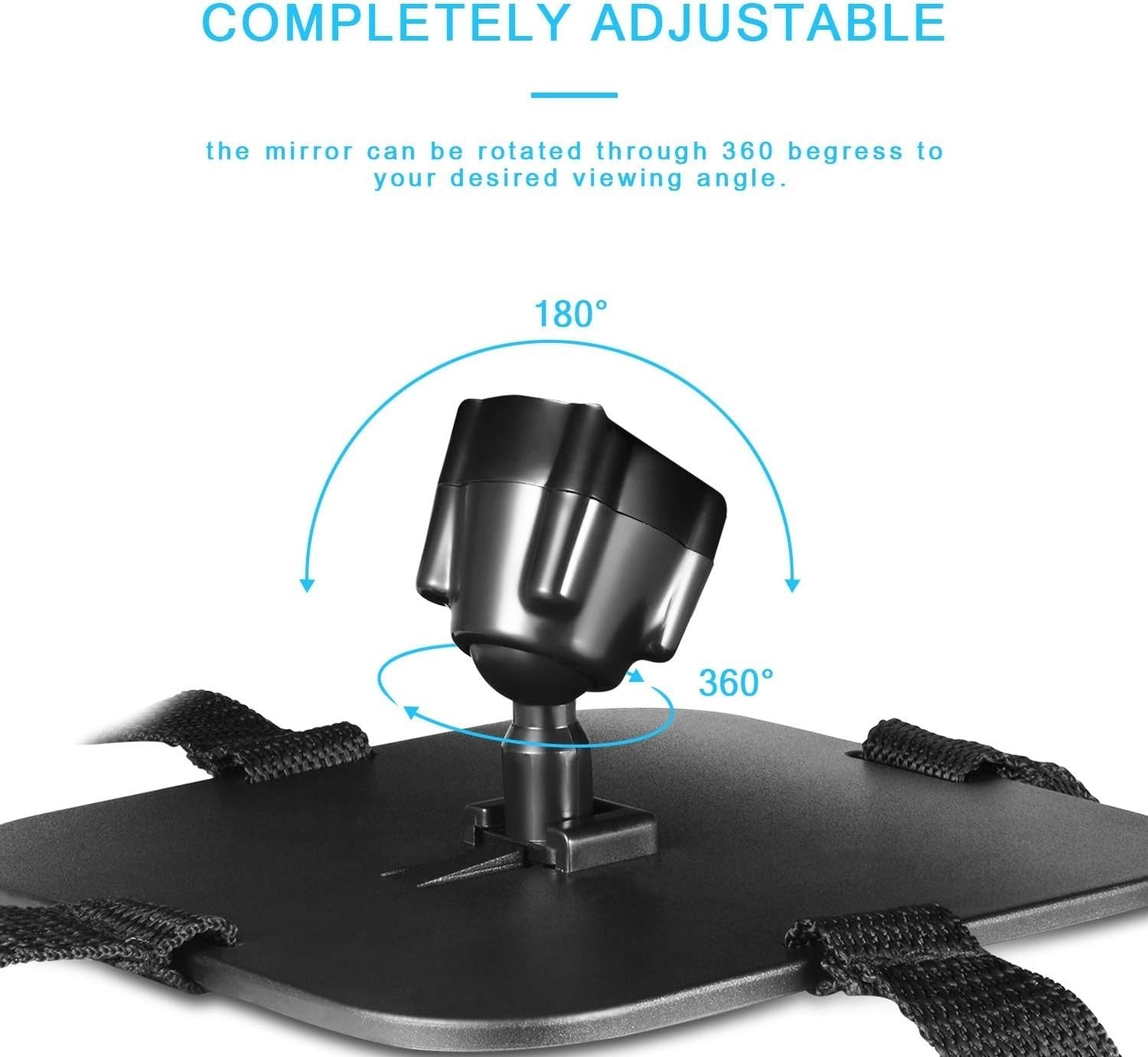 Baby Car Mirror, Car Seat Mirror, Safely Monitor Infant Child in Rear Facing - Horizon Endless