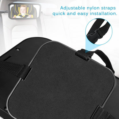Baby Car Mirror, Car Seat Mirror, Safely Monitor Infant Child in Rear Facing - Horizon Endless
