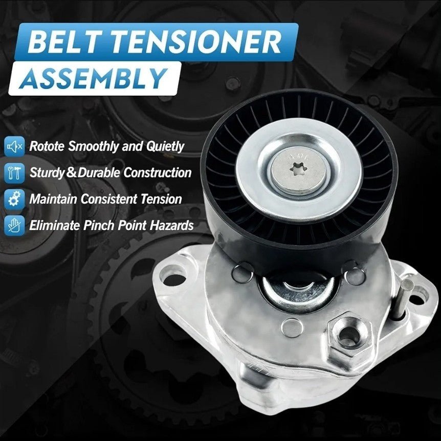 Belt Tensioner Idler Pulley Serpentine Belt Kit,Fit for Mercedes-Benz C300 C3... - Horizon Endless