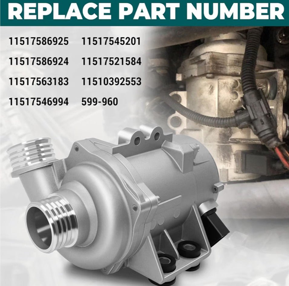 BMW Electric Water Pump | OEM Replacement for 128i 328i 528i X3 Z4 X5 - High-Grade Aluminum - Horizon Endless