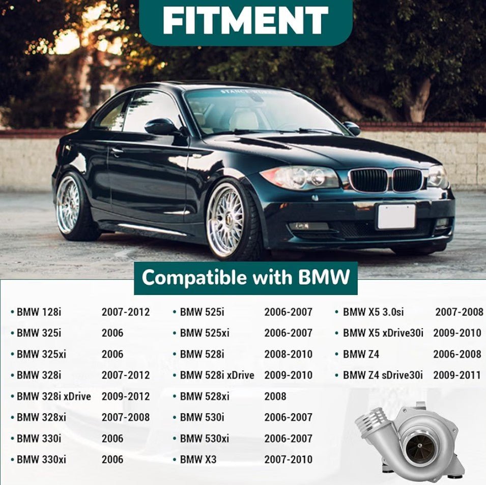 BMW Electric Water Pump | OEM Replacement for 128i 328i 528i X3 Z4 X5 - High-Grade Aluminum - Horizon Endless