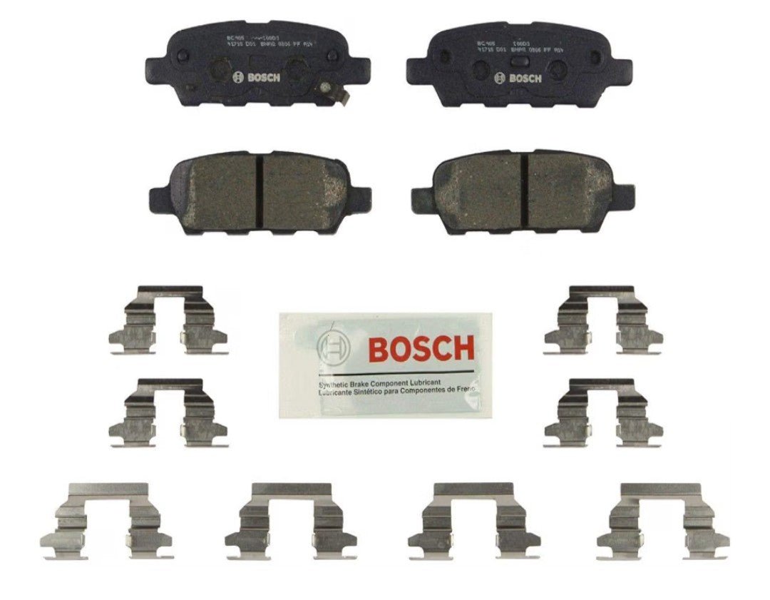 Bosch BE1679H Rear Ceramic Brake Pad Set with Hardware for Mazda 3, 6 & Mitsubishi Outlander - Horizon Endless