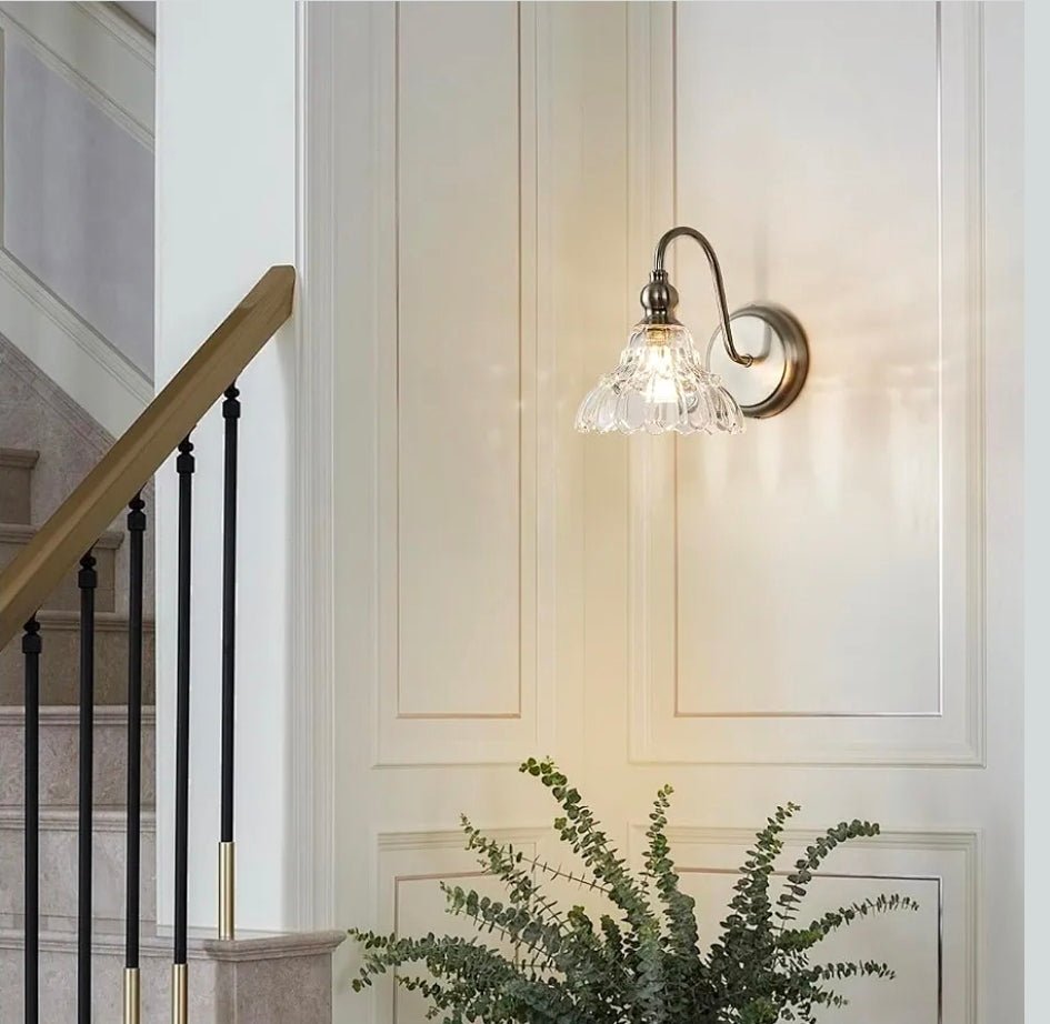 Brushed Nickel Wall Sconce Bathroom Wall Light Fixtures Modern Vanity Lights for Bathroom Bedroom - Horizon Endless