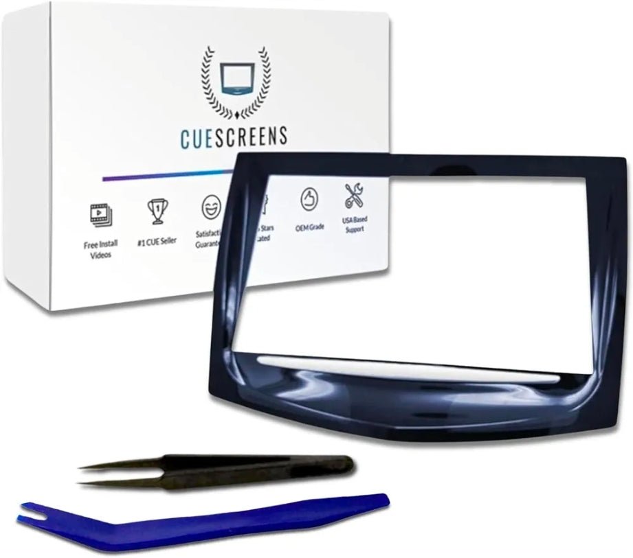 Cadillac CUE Premium Touch Screen Replacement with Tools – Upgraded Ultra-Responsive QuantumCore Dual-Mode Chip – HD Gel-Free Display – OEM-Quality Digitizer for 2013–2020 Models - Horizon Endless