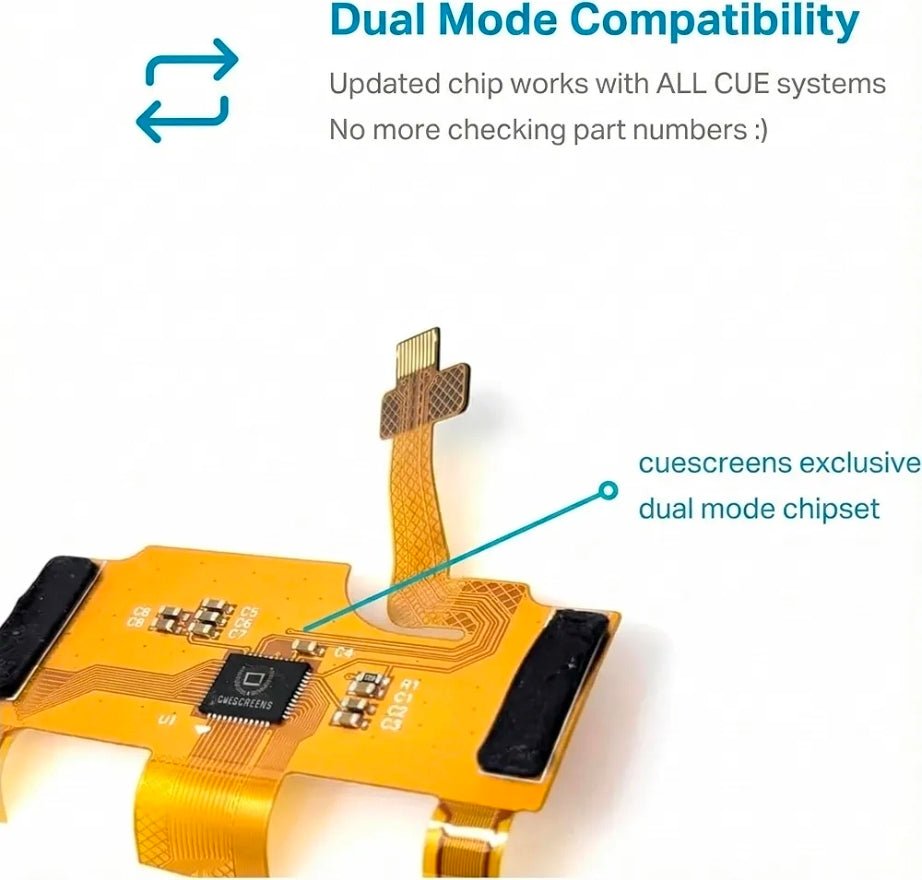 Cadillac CUE Premium Touch Screen Replacement with Tools – Upgraded Ultra-Responsive QuantumCore Dual-Mode Chip – HD Gel-Free Display – OEM-Quality Digitizer for 2013–2020 Models - Horizon Endless