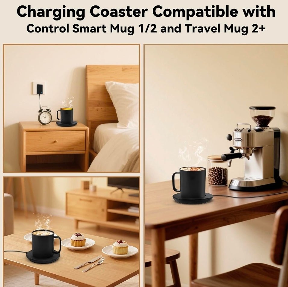 Charging Coaster 2 Compatible with Temperature Control Smart Mug 2,Mug1,Cisain Mug Power Cord for Em/BER Smart Temperature Control Mugs - Horizon Endless