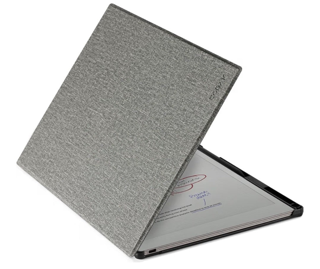 CoBak Case for reMarkable Paper Pro 11.8" – Gray Folio with Pen Holder - Horizon Endless