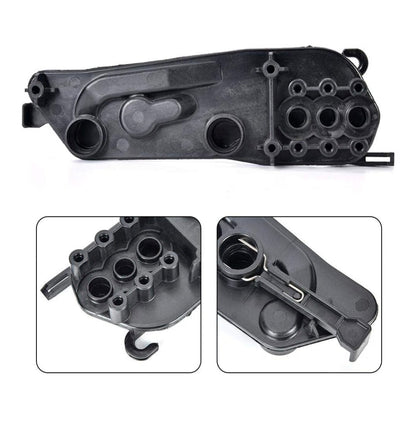 Coolant Mount, ABS Radiator Mounting Plate Coolant Expansion Holder 17117507973 Fits for E60 E61 E63, Black - Horizon Endless