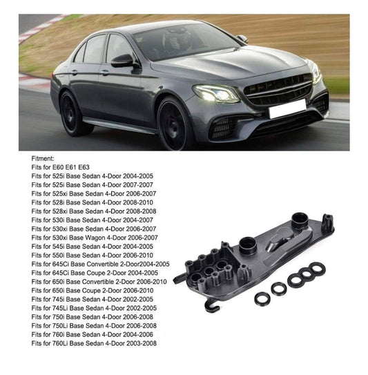 Coolant Mount, ABS Radiator Mounting Plate Coolant Expansion Holder 17117507973 Fits for E60 E61 E63, Black - Horizon Endless