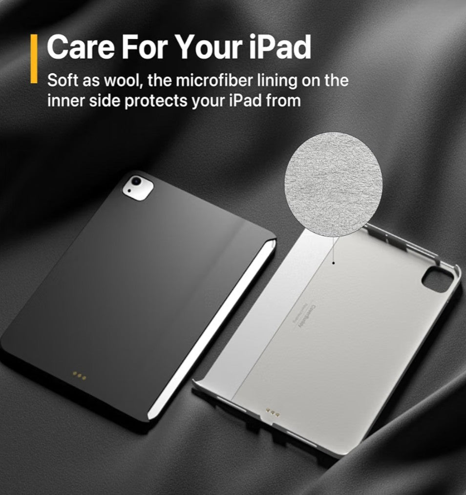 CoverBuddy Lite Case that Fits Magic Keyboard foriPad Pro 13" (M5 2025 / M4 2024, 8th 7th Gen) Magic Keyboard Compatible iPad Case with Seamless Closure & Magnetic Pencil Holder (Black 1.2) - Horizon Endless