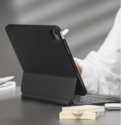 CoverBuddy Lite Case that Fits Magic Keyboard foriPad Pro 13" (M5 2025 / M4 2024, 8th 7th Gen) Magic Keyboard Compatible iPad Case with Seamless Closure & Magnetic Pencil Holder (Black 1.2) - Horizon Endless