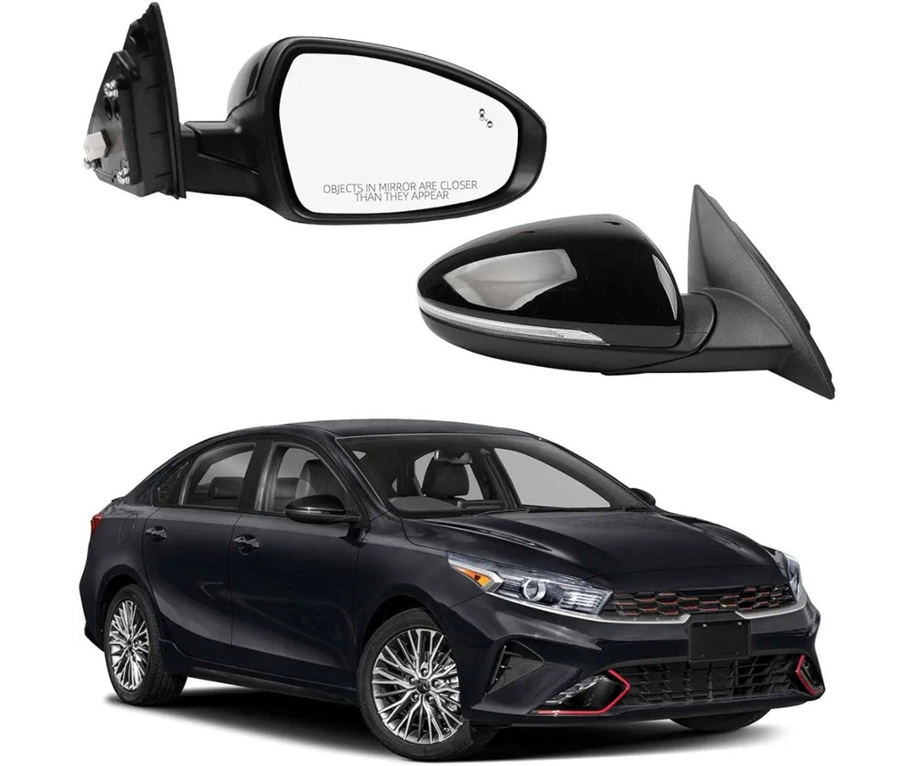 Dasbecan Passenger Side Mirror Compatible With 2019-2024 KIA Forte With Powe - Horizon Endless