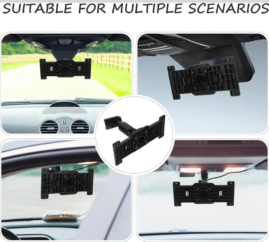 Dash Cam Rear View Mirror Mount Kit - Fits 5.5"-12" Mirrors! - Horizon Endless