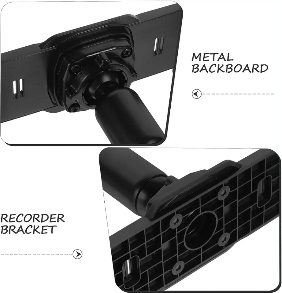 Dash Cam Rear View Mirror Mount Kit - Fits 5.5"-12" Mirrors! - Horizon Endless