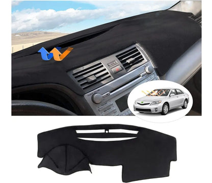 Dash Cover for 2007-2011 Toyota Camry Cover, black Polyester Protects And Blocks - Horizon Endless